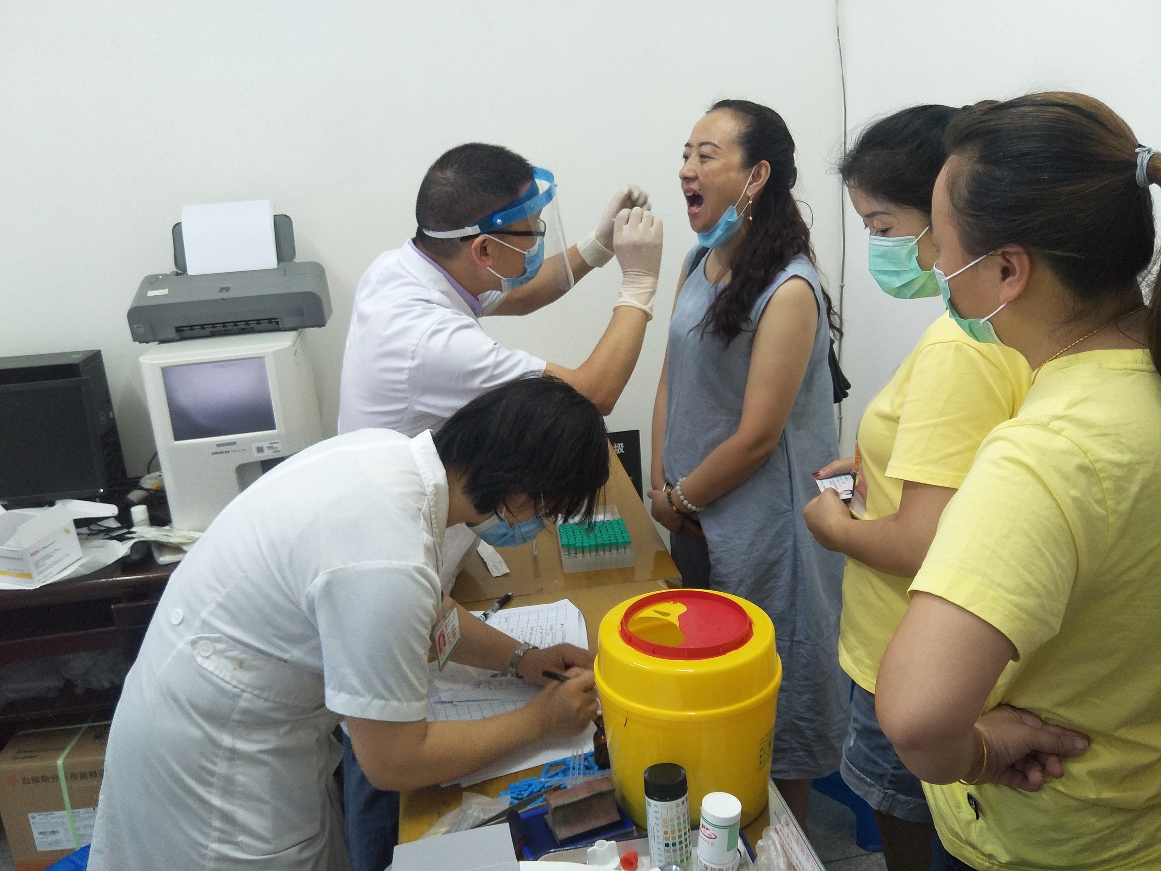 紫水项目关键岗位服务人员通过新冠肺炎核酸检测