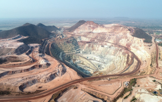 公司缅甸莱比塘铜矿项目累计采剥量达5亿吨